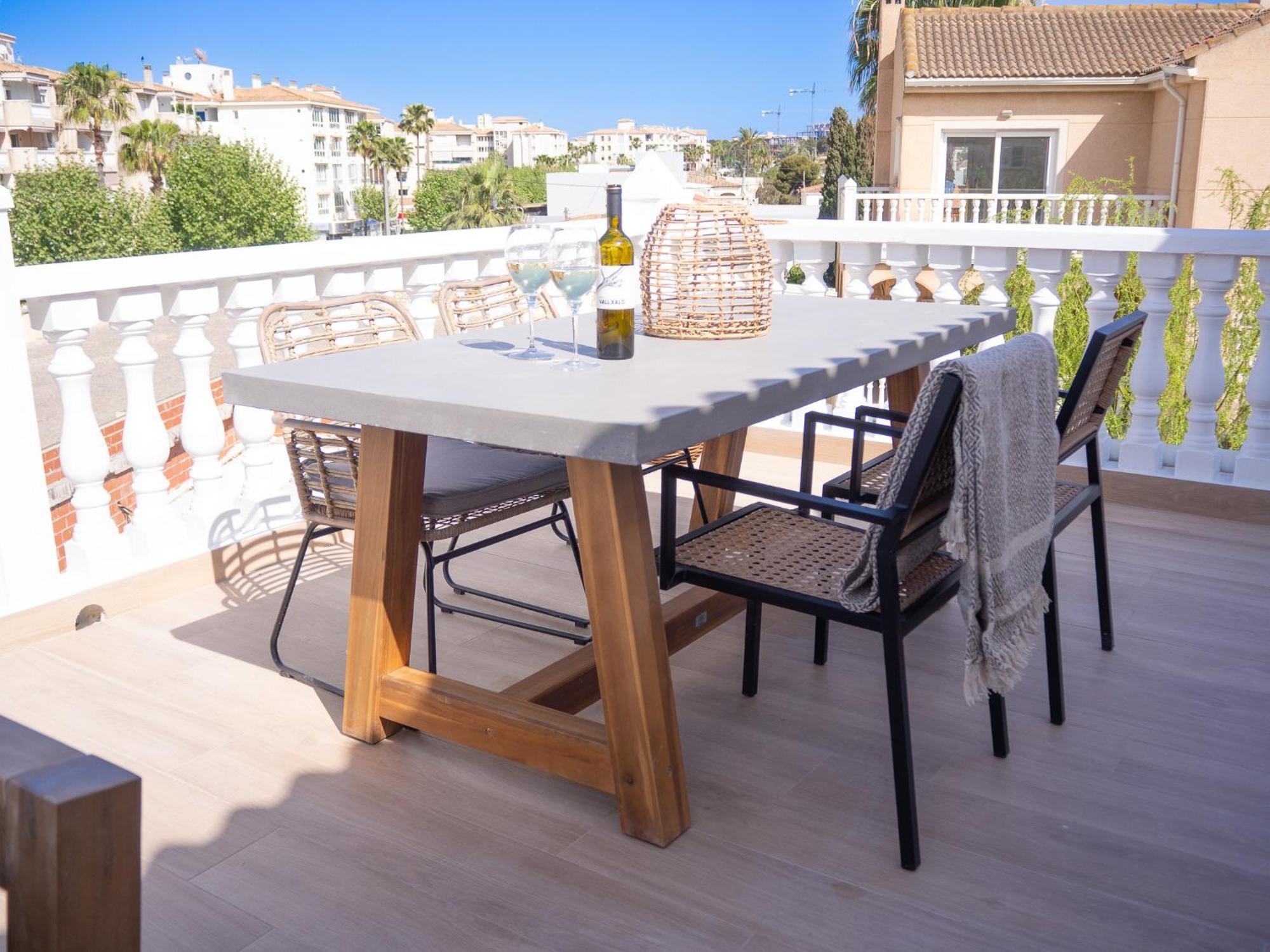 Casa Naru Albir, Duplex Appartement Met Ruim Terras En Buitenkeuken El Albir Extérieur photo